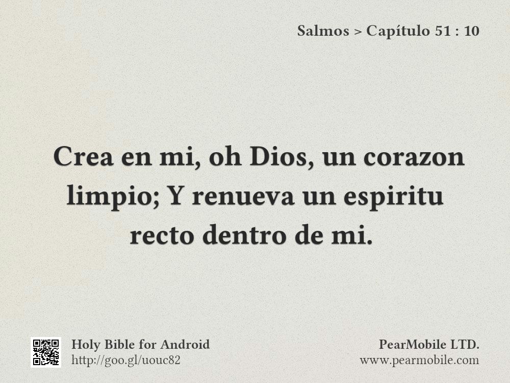 Salmos, Capítulo 51:10